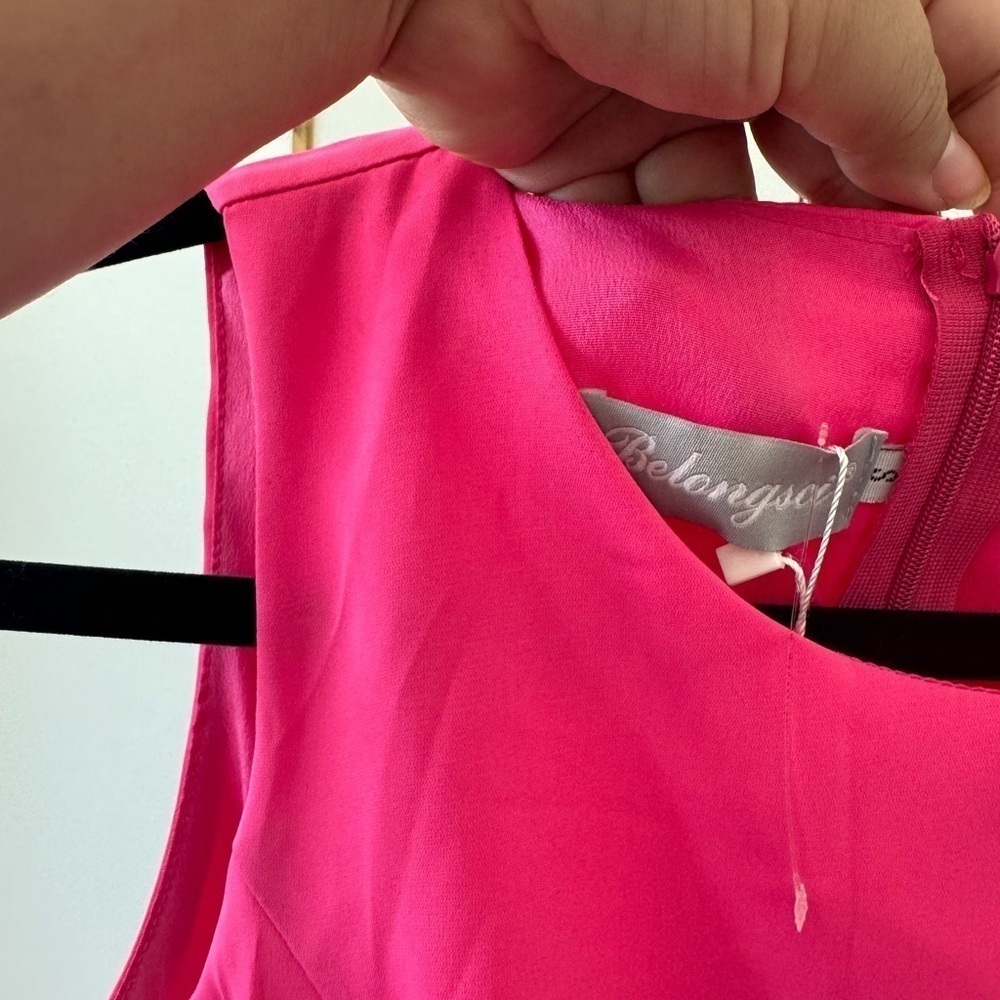 NWT beautiful hot pink Barbie dress size small - Picture 6 of 6